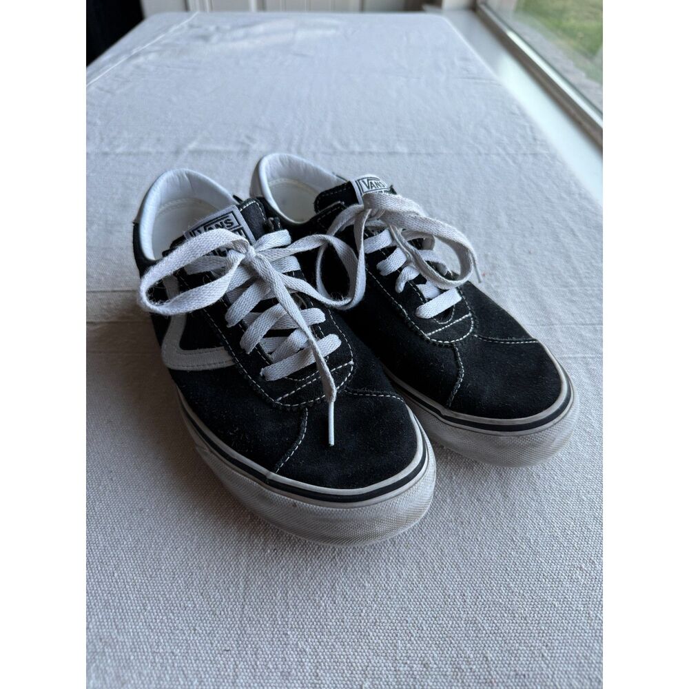 Vans Epoch Sport LX Suede Black Sneakers Unisex Women's 7.5 Men's 6 - Picture 7 of 8